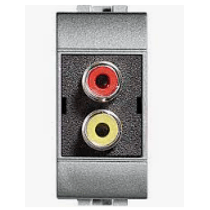 Módulo Tomada Audio/Video Rca Anel Vm/Am NT4269R Pial Legrand