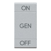 Interruptor Tomada Predial 1 Módulo 2 Funções com Símbolo On-Off-Gen NT4911AFN Pial Legrand