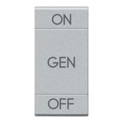 Interruptor Tomada Predial 1 Módulo 2 Funções com Símbolo On-Off-Gen NT4911AFN Pial Legrand