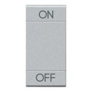 Interruptor Tomada Predial 1 Módulo 2 Funções com Símbolo On-Off NT4911AGN Pial Legrand
