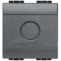 Módulo Interruptor 1 Tecla Embutir Preto Cego Com Pre-Corte SL4951F Pial Legrand