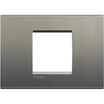 Placa Embutida Tpla/Met 2 Postos 4X2" Cinza SLNA4819AE Pial Legrand