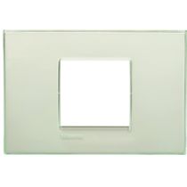 Placa Embutida 2 Postos 4X2" Azul Aqua SLNA4819KA Pial Legrand