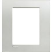 Placa Embutida 3+3 Postos 4X4" Prata SLNA4826AG Pial Legrand