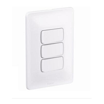 Interruptor Bem Manual 2P 3Tec 250V 10A Com Placa Branco 4X2" ZEFFIA Pial Legrand