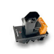 Tomada Din Preto 2P+T 20A 250Vca C9054550000 Weidmuller Conexel