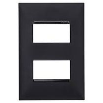 Placa 2 Postos Preto FP2DTEBKNP Pial Legrand