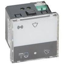 Módulo Interruptor 1 Campainha Embutir Br/Pt Leitor Indic Ext Porta 067591 Pial Legrand
