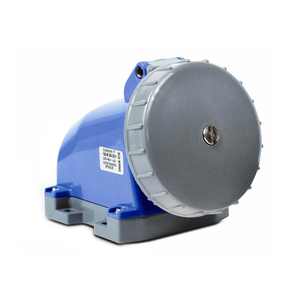 Tomada Sobrepor Fêmea 2 Polos + Terra 16A 250V Azul 6H IP67 N3006W