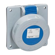 Tomada Embutir Fêmea 3P+T 16A 250V Azul 9H Ip66/67 555385 Cemar Legrand