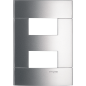 Placa 4X2 2 Postos Prata Artico PRM044226 Schneider