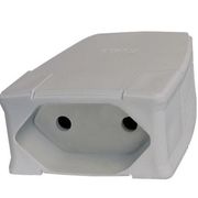 Plugue Femea Cinza 2P 250V 10A Axial 615874 Pial Legrand