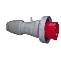 Plugue Industrial Mov Macho Pla 4P+T 16A 400V Vermelho 555329 Cemar Legrand