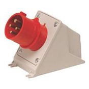 Plugue Industrial Sobrepor Macho Pa 3 Polos + Terra 32A 380-440V Vermelho NN4206 Steck