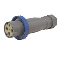 Plugue Industrial 3Pin 3 Polos + Neutro + Terra 63A 380-440V Cinza Com Pil SN5576 Steck