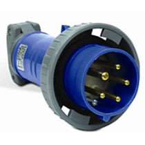 Plugue Industrial Macho 3 Polos + Terra 16A 380-440V Vermelho S4076WNQ Steck