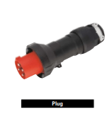 Plugue Industrial Pa 3P+T 63A 500V Preto GHG5147407R0001 Eaton ...