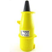 Plugue Industrial Fêmea 2 Polos + Terra 16A 130V Amarelo SN3074 Steck