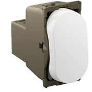 Interruptor Sobrepor 1 Interm Branco 10A Com Placa 4X2" Branco Nereya 663104 Pial Legrand