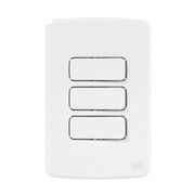 Módulo Interruptor 3 Tec 2P 250V 10A 3 Módulo Branco 13272423 WEG