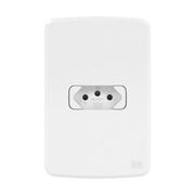 Tomada Sobrepor Branco 2P+T 10A 250V Com Placa 4X2 Branco 13272662 WEG