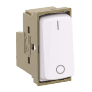 Módulo Interruptor 1Tec Bip Bem 2P 250V 10A Branco Zeffia 680153 Pial Legrand