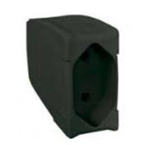 Plugue Femea Preto 2P 250V 10A Axial Vers 615854 Pial Legrand