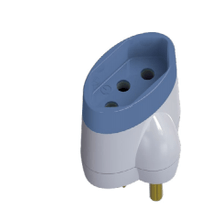 Plugue Adaptador Branco 2P+T Rev 15A DN1634 Daneva Legrand