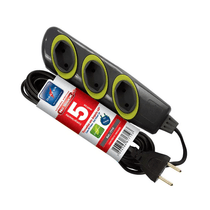 Extensão Elétrica Regua 250V 10A Fem 3 Tom 2P Gr 5M DN1719 Daneva Legrand