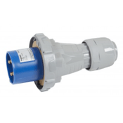 Plugue Industrial Macho Pa 3P+T 63A 250V Azul 555525 Cemar Legrand