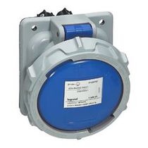 Tomada Embutir Fêmea 3P+T 63A 250V Azul 9H Ip67 555585 Cemar Legrand