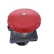 Tomada Embutir 3 Polos + Terra 125A 440V Vermelho IP67 SN4646 Steck