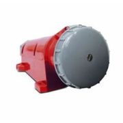 Tomada Sobrepor 2 Polos + Terra 16A 380/440V Vermelho 9H IP67 N3009W Steck