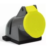 Tomada Sobrepor 2 Polos + Terra 16A 130V 4H IP44 SN3004 Steck