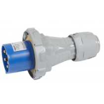 Plugue Industrial Reto Pino 3P+N+T 63A 200-250V Cz/Az P17 Tempra 555526 Cemar Legrand