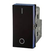 Módulo Interruptor 1 Simp Embutir 2P 250V 10A Preto Pialplus 612005PT Pial Legrand