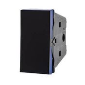 Módulo Interruptor 1 Paral Embutir 2P 250V 10A Preto Pialplus 612008PT Pial Legrand