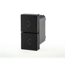 Módulo Interruptor 2 Tec Pulsador Ver Embutir 250V Preto Plus+ 612017PT Pial Legrand