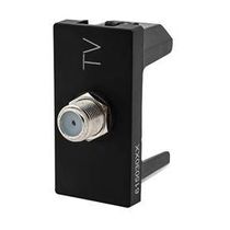 Módulo Tomada Coaxial Tv Embutir Preto Plus+ 615030PT Pial Legrand