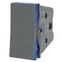 Módulo Interruptor Man 2P 250V 10A Cinza Com 1 Interruptor Paral Com 1Módulo 612008CZ Pial Legrand