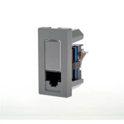 Módulo Tomada Rj45 6A Cinza Plus+ 615044CZ Pial Legrand