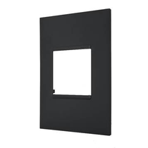 Placa 2 Postos 4X2" Preto Plus+ 618502PT Pial Legrand