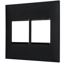 Placa 2+2P 4X4" Preto Plus+ 618512PT Pial Legrand