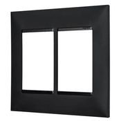 Placa 3+3 Postos 4X4" Preto Plus+ 618516PT Pial Legrand