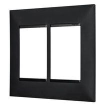 Placa 3+3 Postos 4X4" Preto Plus+ 618516PT Pial Legrand
