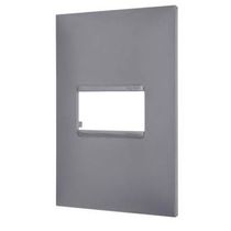 Placa 1 Posto 4X2" Cinza Plus+ 618501CZ Pial Legrand