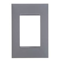 Placa 3 Postos 4X2" Cinza Plus+ 618503CZ Pial Legrand