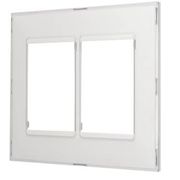 Placa 3+3 Postos 4X4" Kristall Plus+ 618516KR Pial Legrand