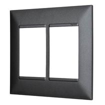 Placa 3+3 Postos 4X4" Preto Onix Plus+ 618516PO Pial Legrand