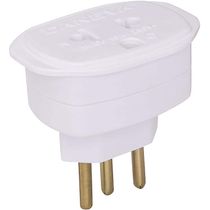 Plugue Adaptador Branco 2P+T Univ 10A DN1662 Daneva Legrand